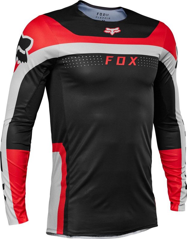 Fox Racing - Flexair Efekt - Sportshirt - Fluorescerend Rood - Lichtgewicht Materiaal