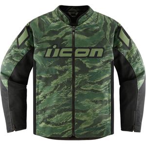 Icon Hooligan Tigersblood geperforeerde Motocycle textieljas