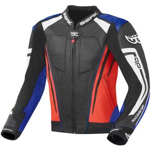 Berik Striper Evo Motorfiets lederen jas