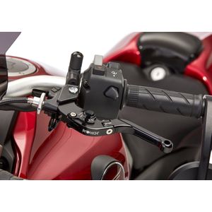 PROTECH koppelingshendel Sport 6061-T6-Aluminium zwart geanodiseerd / verstelaar zwart zwart