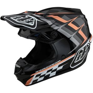 Troy Lee Designs SE4 Warped Polyacrylite MIPS Motorcross helm