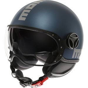 Momo Design - Fgtr Evo Open Helm - Zwart - ABS - Demi Jet
