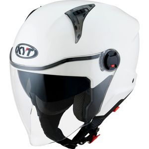 KYT - D-City - Jet Helm - Plain - Zwart - Kunststof