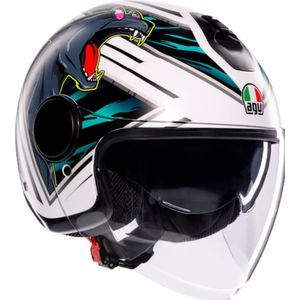 AGV - Eteres Ghepard E2206 - Open Helm - Zwart - Kunststof