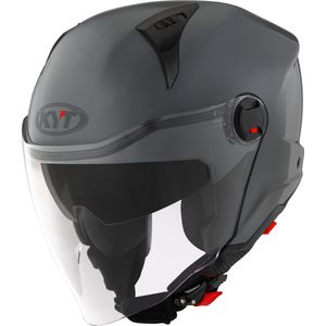 KYT - D-City - Jethelm - Plain - Zwart - Kunststof