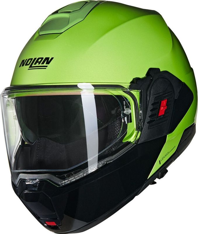 Nolan - N120-1 Mivedi 329 Impuls - Systeemhelm - Groen Zwart - Glossy