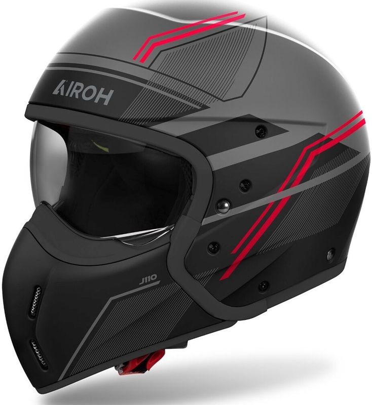 Airoh - J110 Slim - Klaphelm - Rood Glans