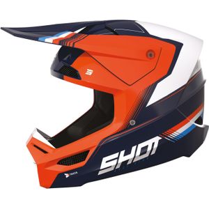 Shot - Race Offroadhelm - Zwart - SRS Synthetisch Versterkte Shell - MIPS-systeem