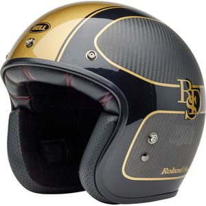 Bell Custom 500 Carbon RSD Checkmate Jet Helm