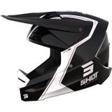Shot - Furious Offroadhelm - Zwart - SRS Synthetische Versterkte Schaal