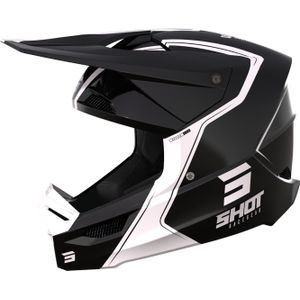 Shot - Furious Offroadhelm - Zwart - SRS Synthetische Versterkte Schaal