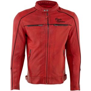 Rusty Stitches Chase Motorfiets Lederen Jas