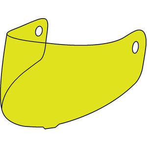 AGV - Orbyt/Fluid - Motorhelm - Geel - Duurzame Buitenschaal