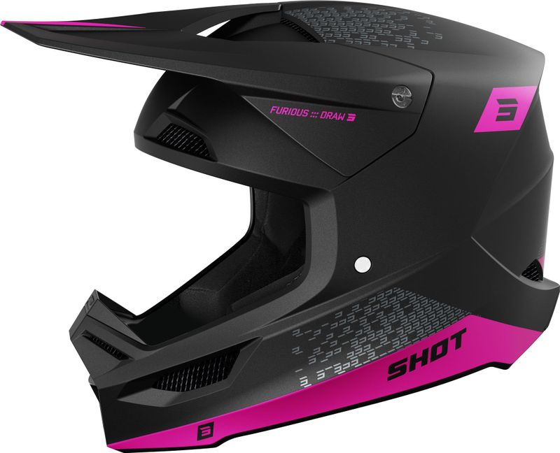 Shot - Furious - Offroadhelm - Lichtgewicht - ECE 2206 - Geventileerde Binnenvoering