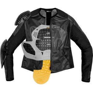 Spidi - Base-1 Armor Protector - Jas - Zwart - Textiel