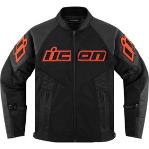 Icon Mesh AF Motorfiets lederen jas