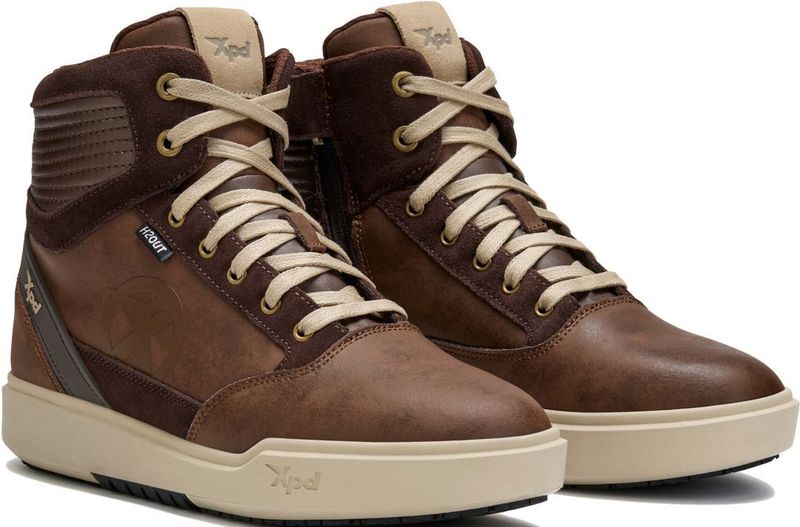 Xpd - Way H2out® - Motorschoenen - Zwart - Leer