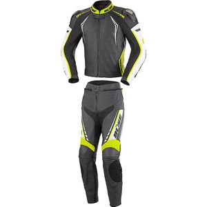 Büse Silverstone Pro Twee stuk motorfiets leder pak