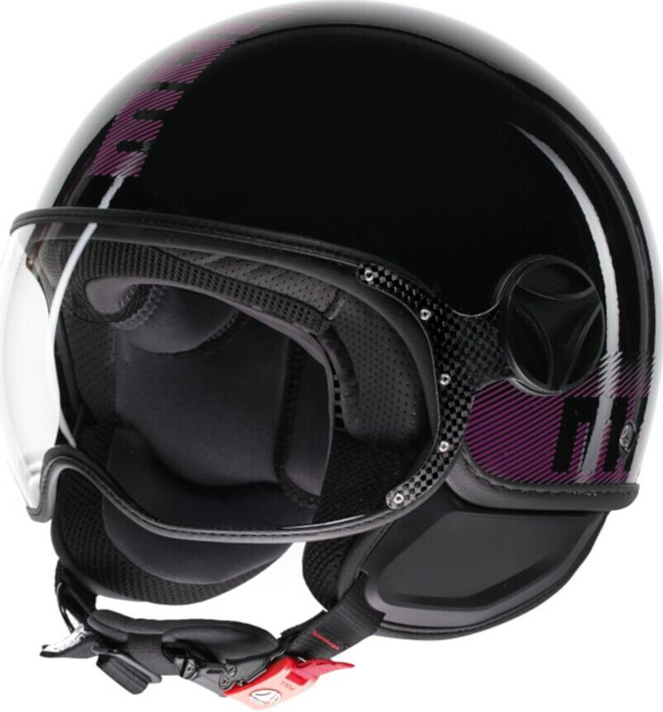 MOMO FGTR Classic Stripes Jet Helm