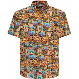 King Kerosin 70s Vibes Overhemd met korte mouwen