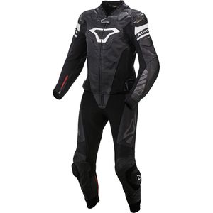 Macna Tracktix - Dames Leren Combi Pak - Zwart - CE Level 2 Protectie