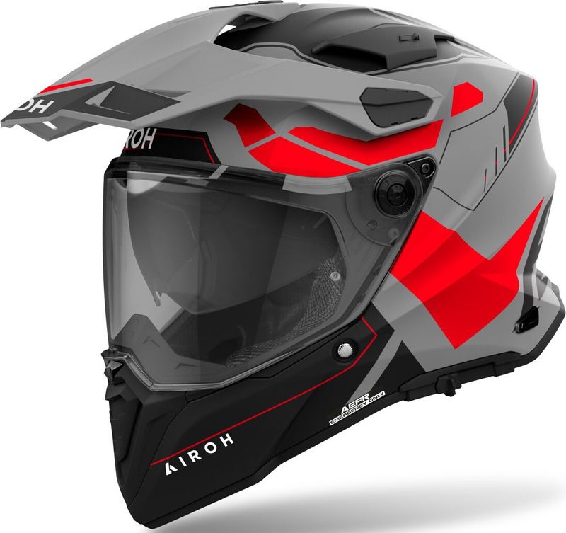 Airoh Commander Ii Reveal Offroadhelm Zwart