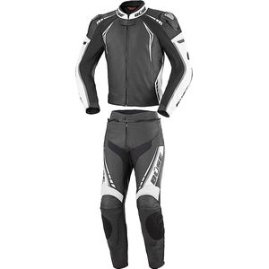 Büse Silverstone Pro Twee stuk motorfiets leder pak