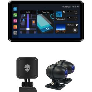 AlienRider M2 Pro  Multimedia Systeem voor motorfietsen + Camara's + Wave-Radar