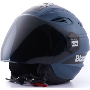 Blauer Brat Jet Helm