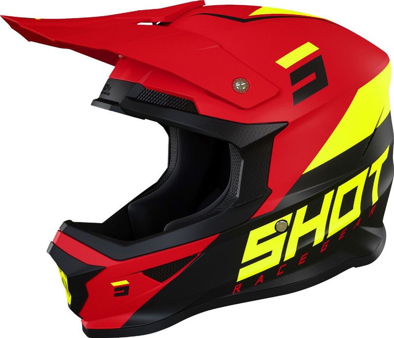 Shot - Furious Chase - Offroadhelm - Synthetisch - Zwart