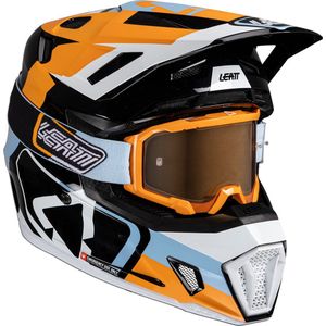 Leatt 7.5 Patch Motorcross helm met bril