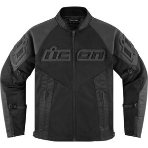 Icon Mesh AF Motorfiets lederen jas