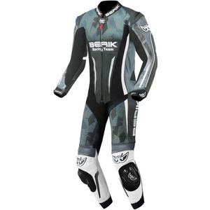 Berik - Camo Track - Geperforeerd Eendelig Motorfiets Lederen Pak
