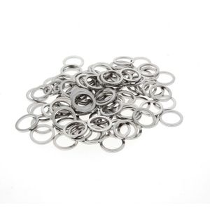 Ringen alu 12x16x1,5mm 100 stuks