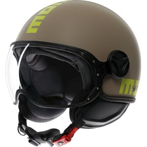 FGTR - Classic Motorhelm - Zwart - ABS - Antibacterieel