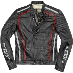 Black-Cafe London Seoul Motorfiets lederen jas