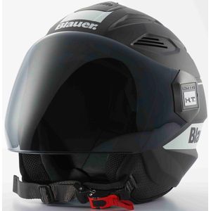 Blauer Brat Jet Helm