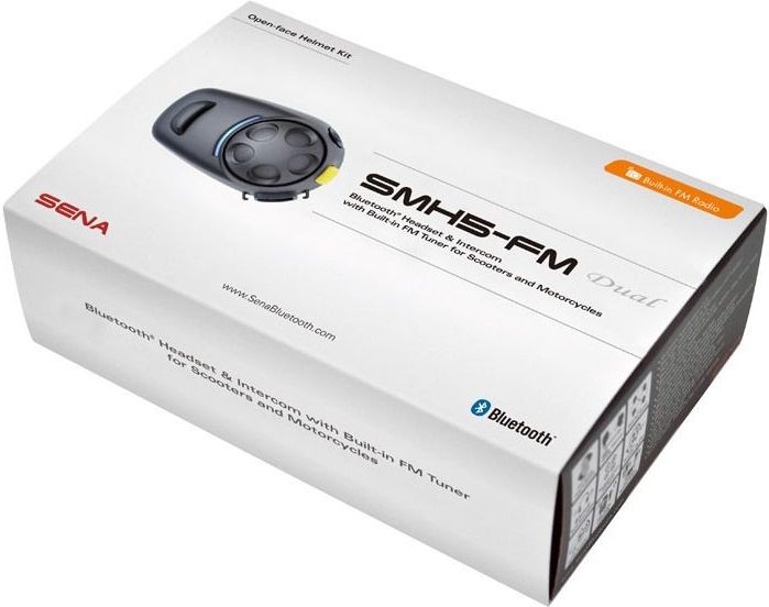 Sena SMH5-FM Bluetooth-communicatiesysteem dubbelpakket