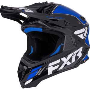 FXR Helium Logo Carbon Motorcross helm