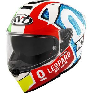 KYT - R2R Max Replica Foggia Misano 2021 - Integraalhelm - Wit Blauw Oranje