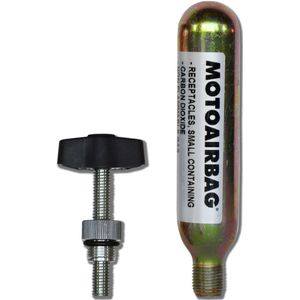 Motoairbag CO2 Cartridge opladen