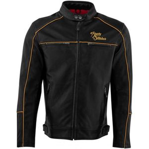Rusty Stitches Chase Motorfiets Lederen Jas