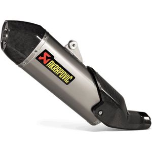 Akrapovic Slip-On Lijn Titanium Achterdemper