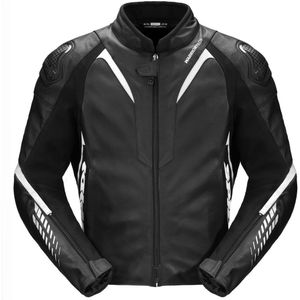 Spidi - NKD-1 - Motorfiets Leren Jas - Zwart - Leer