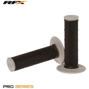 RFX Paar tweecomponenten handgrepen Pro Series centraal deel zwart (zwart/grijs)