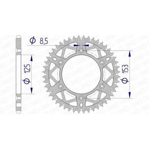 AFAM Ultralichte aluminium kroon 11212 - 520