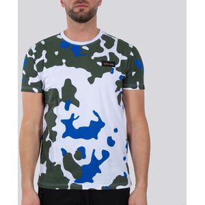 Alpha Industries - Camo Print T-Shirt - Veelkleurig - Katoen