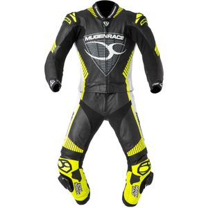 MUGENRACER Impegnato Geperforeerd tweedelig motorfiets lederen pak