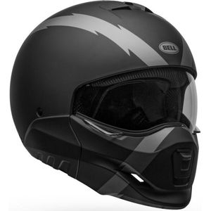 Bell - Moto Broozer - Klaphelm - Zwart - Gecertificeerd voor Full Face en Open Face