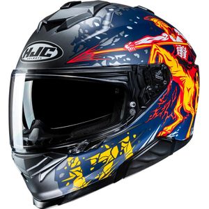 HJC - i71 - Integraalhelm - Grijs Rood Blauw Geel - Polycarbonaat
